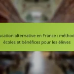 Éducation alternative en France : méthodes, écoles et bénéfices pour les élèves